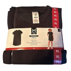 Members Mark Women's XL Black Dress NWT